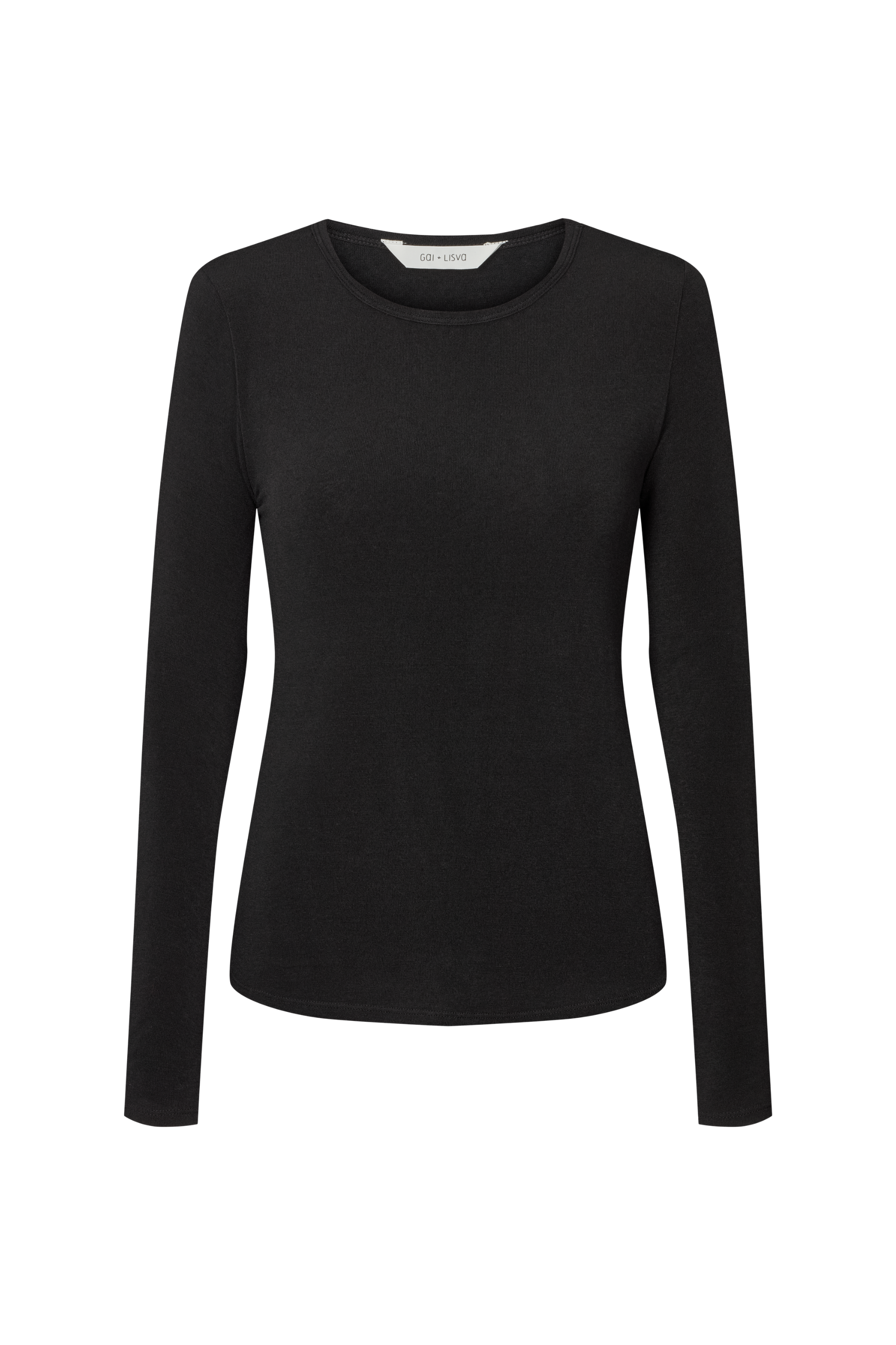Thyra Wool langærmet t-shirt - sort